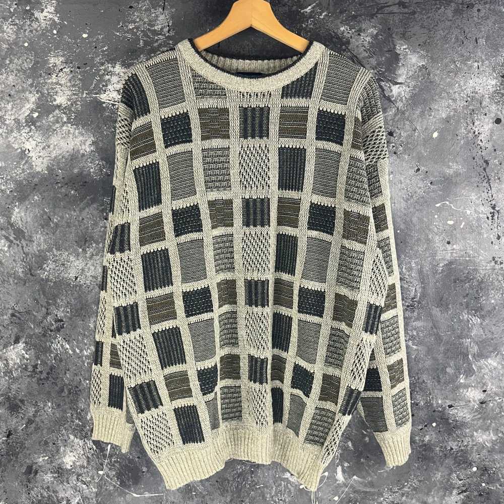 Vintage Vintage 90’s Geometric Shape sweater - image 1