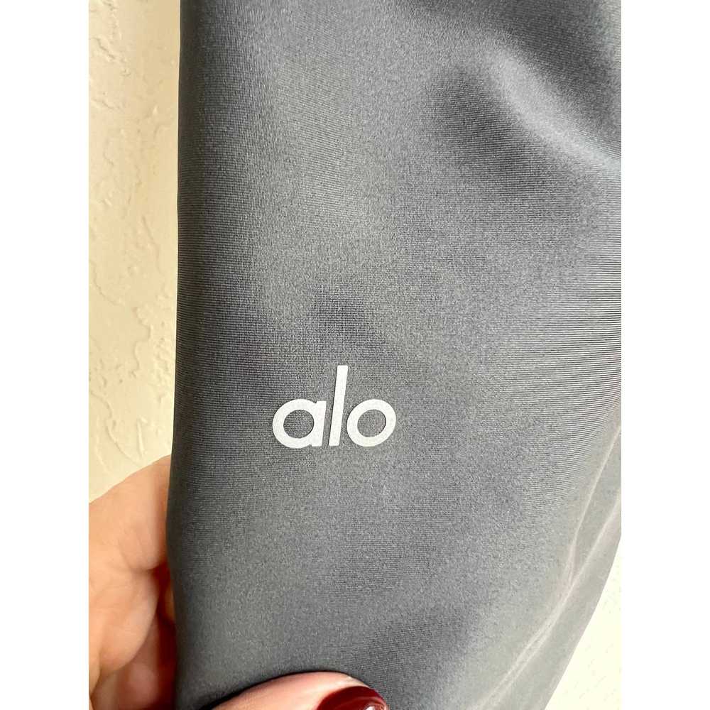 Alo Alo High Rise Wide Waistband Stretch Airbrush… - image 6