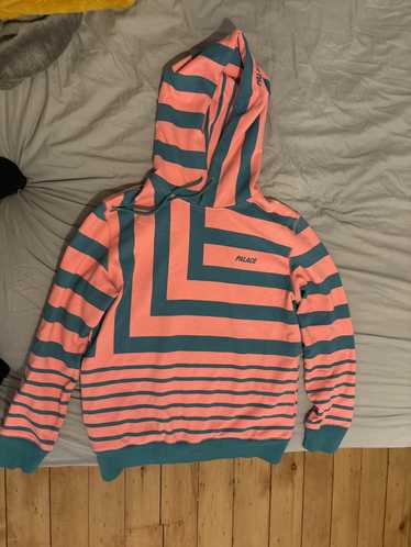 Palace striped hoodie best sale