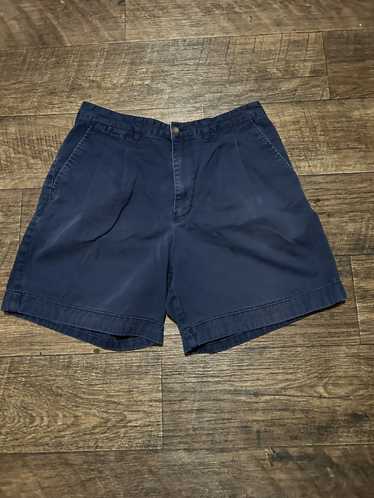 Hed Mayner pleated above-knee length shorts - Blue