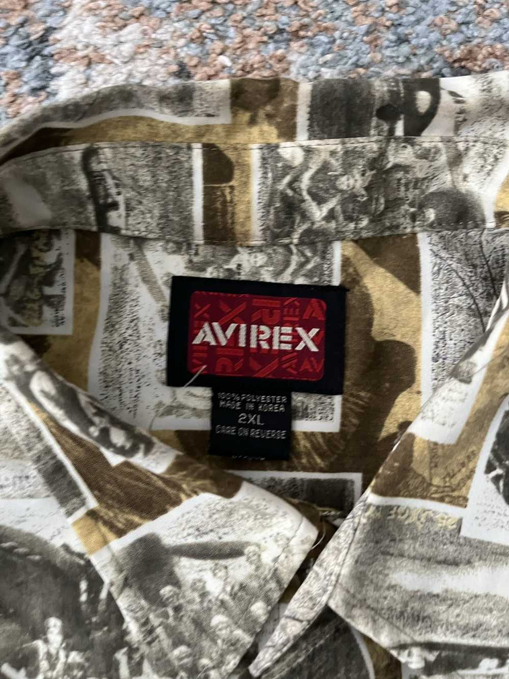 Avirex × New York VTG AVIREX BUTTON UP SHIRT 2XL - image 4