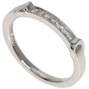 Celine CELINE~ C Diamond Ring Platinum PT1000 Wom… - image 1
