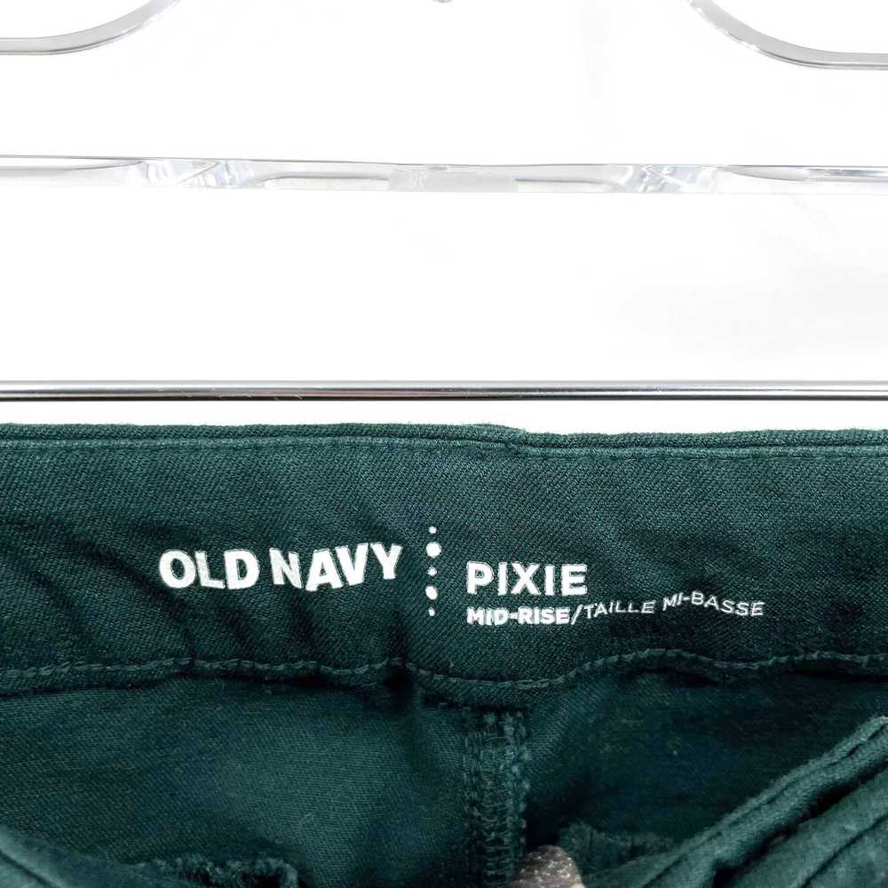 Old Navy OLD NAVY Green Pixie Mid Rise Skinny Ank… - image 3
