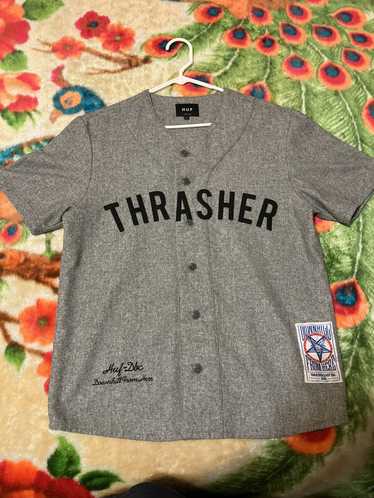 Huf × Thrasher Thrasher x HUF Baseball Jersey - image 1