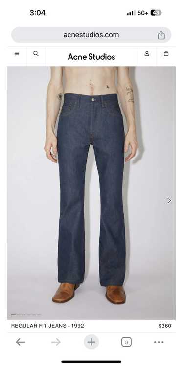 Acne Studios 1992 Flared Jeans