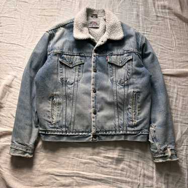 Levi's × Vintage 90s Distressed Faded Levi’s Sher… - image 1