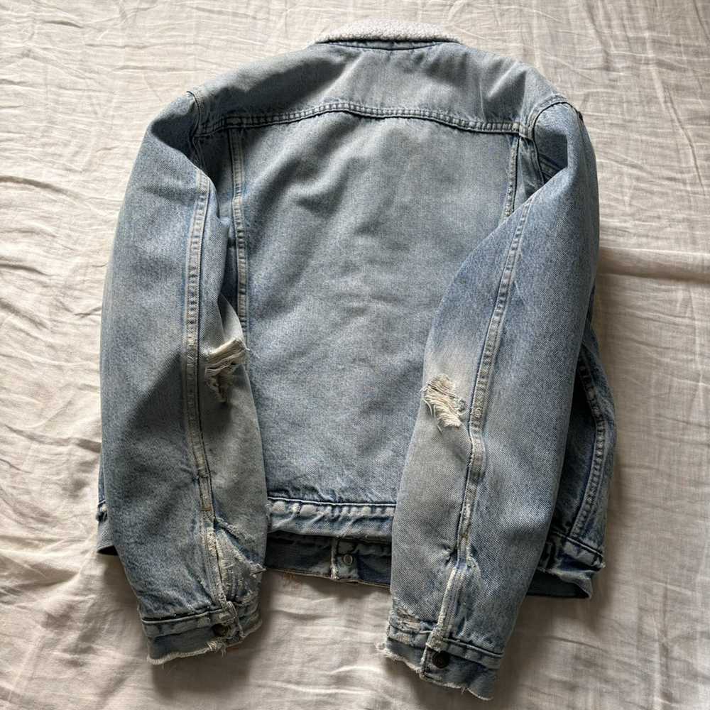 Levi's × Vintage 90s Distressed Faded Levi’s Sher… - image 3
