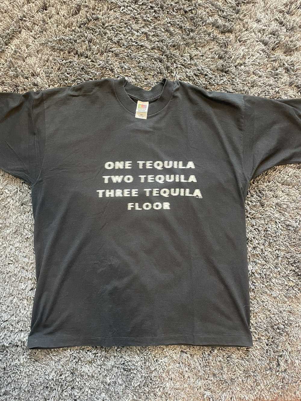 Streetwear × Vintage Vintage Tequila Humor T shirt - image 1