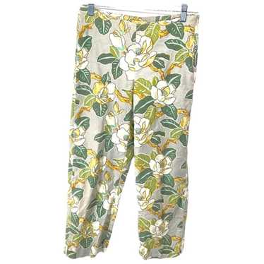 Other ISDA & Co linen floral pants trousers slack… - image 1