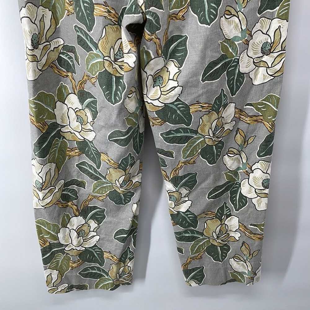 Other ISDA & Co linen floral pants trousers slack… - image 5