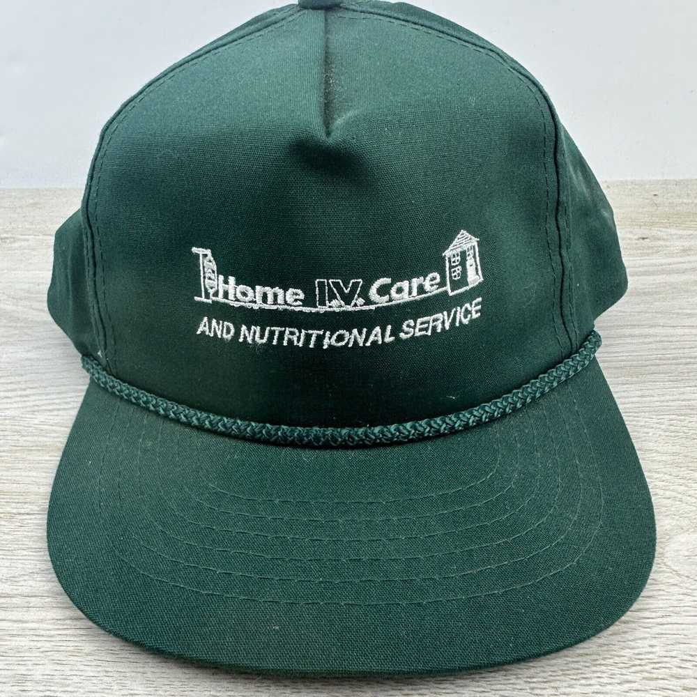 Other Home IV Care Hat Green Snapback Hat Adult S… - image 2