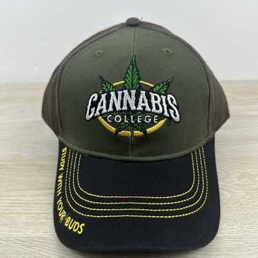 Other Cannabis College Hat Green Adjustable Hat C… - image 1