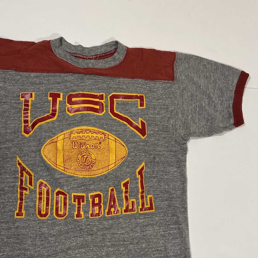 Champion × Ncaa × Vintage 70’s USC Football Shirt - image 1