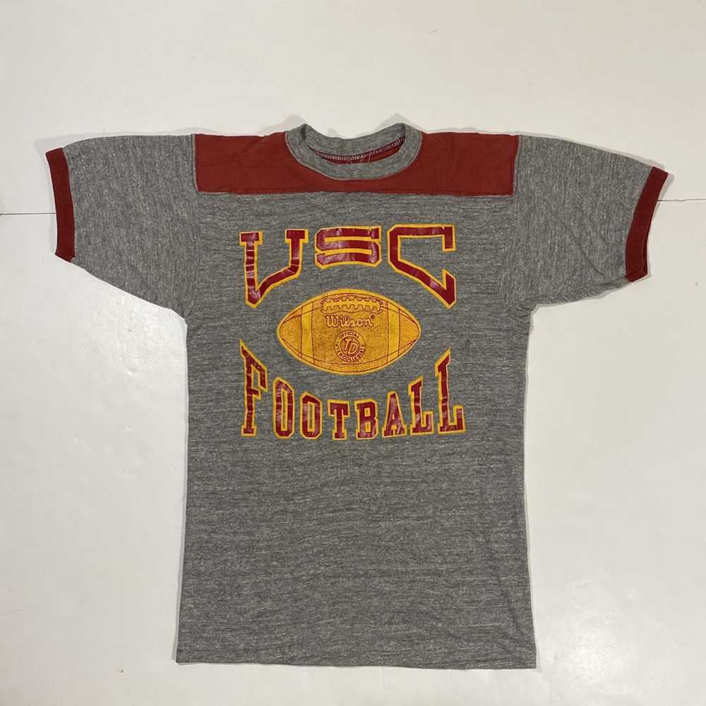 Champion × Ncaa × Vintage 70’s USC Football Shirt - image 2