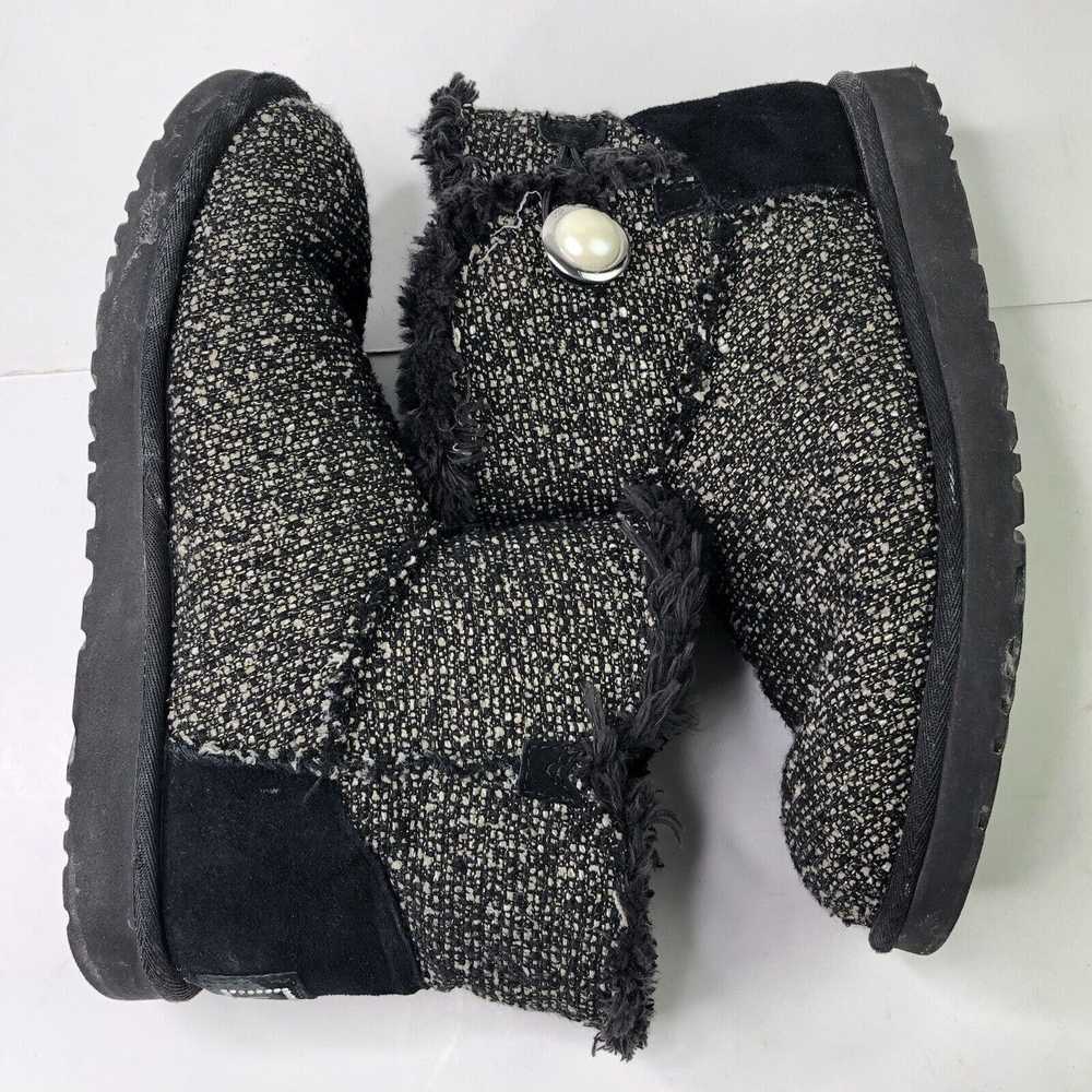 Ugg UGG Boots Mini Bailey Rhinestones Button Twee… - image 5