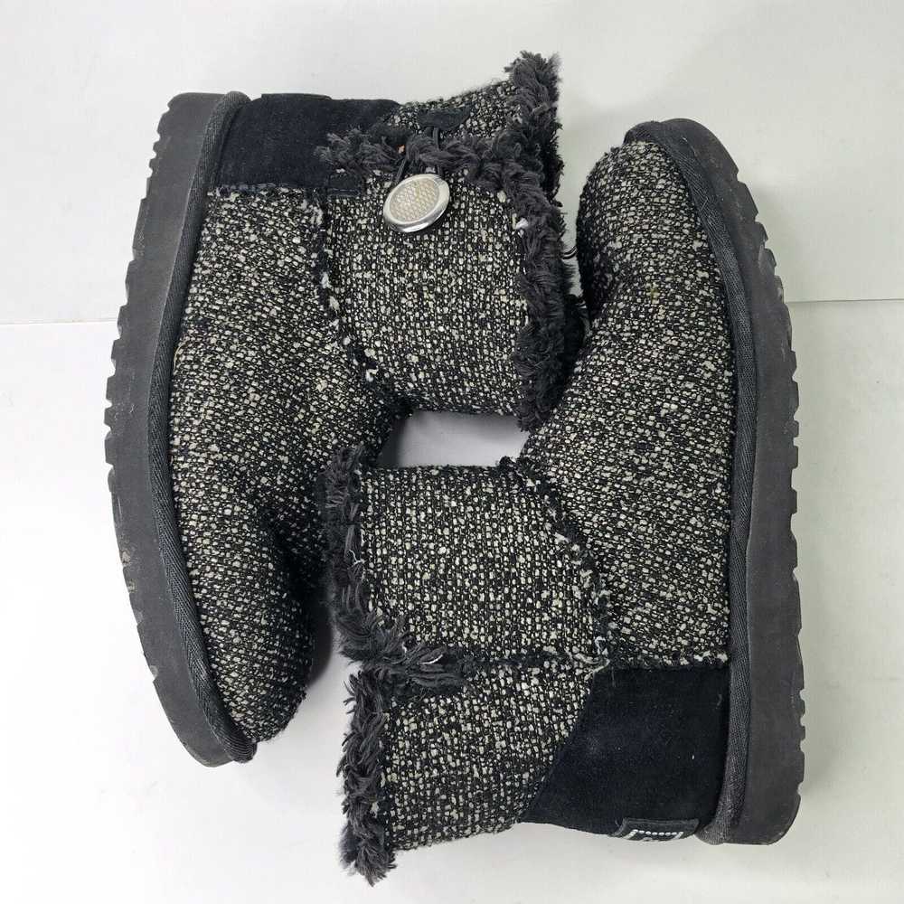 Ugg UGG Boots Mini Bailey Rhinestones Button Twee… - image 6