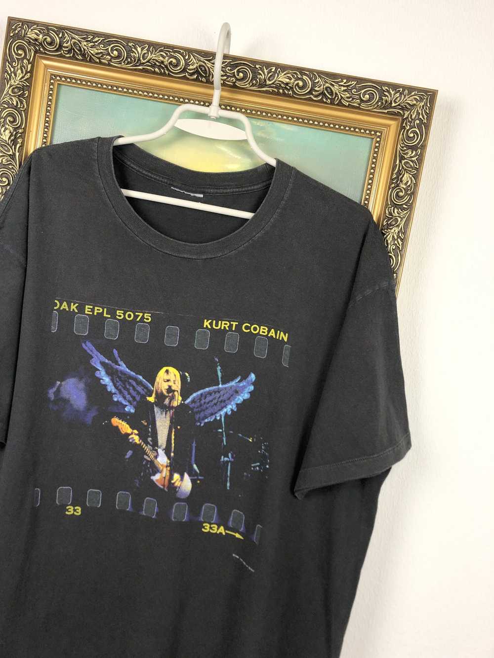 Band Tees × Rare × Vintage Vintage Kurt Cobain 19… - image 4