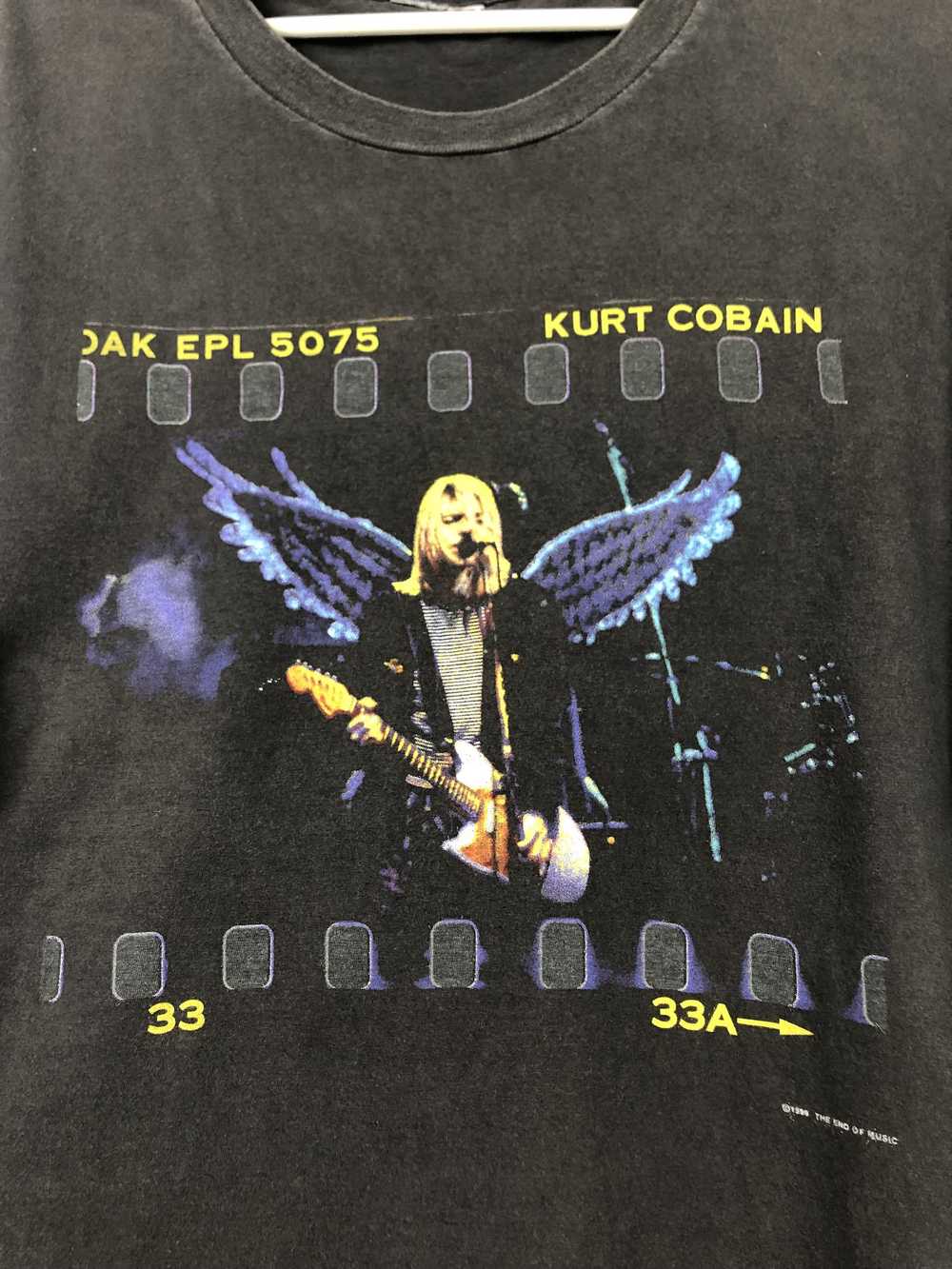 Band Tees × Rare × Vintage Vintage Kurt Cobain 19… - image 5