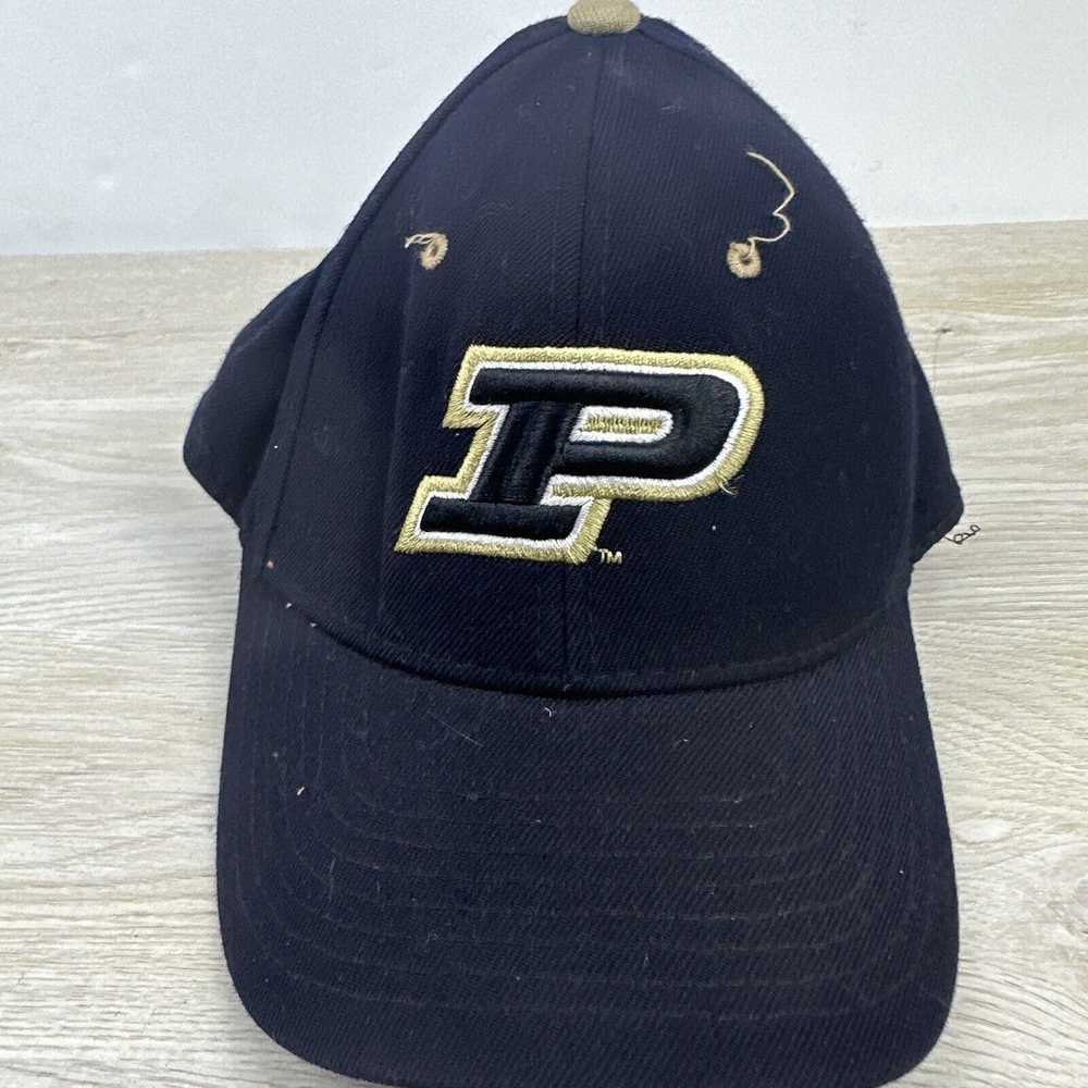 Zephyr Purdue Boilermakers Hat 6 3/4 Black Hat NC… - image 2