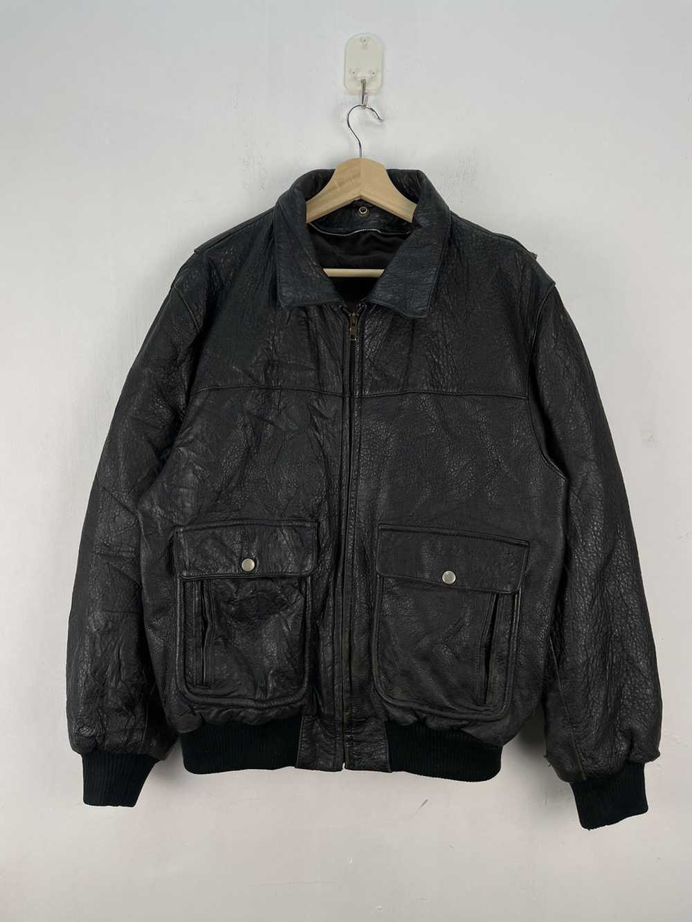 Leather Jacket × Military × Vintage Vintage Japan… - image 3
