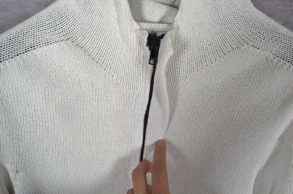 Stone Island S/S 2004 white seamless cotton hoodie - image 4