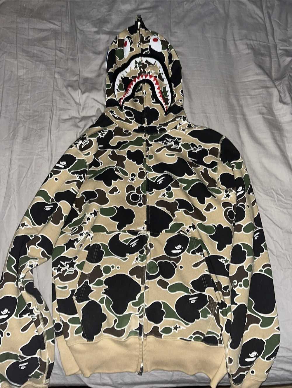 Bape Sta Camo Shark Full Zip Hoodie - image 1