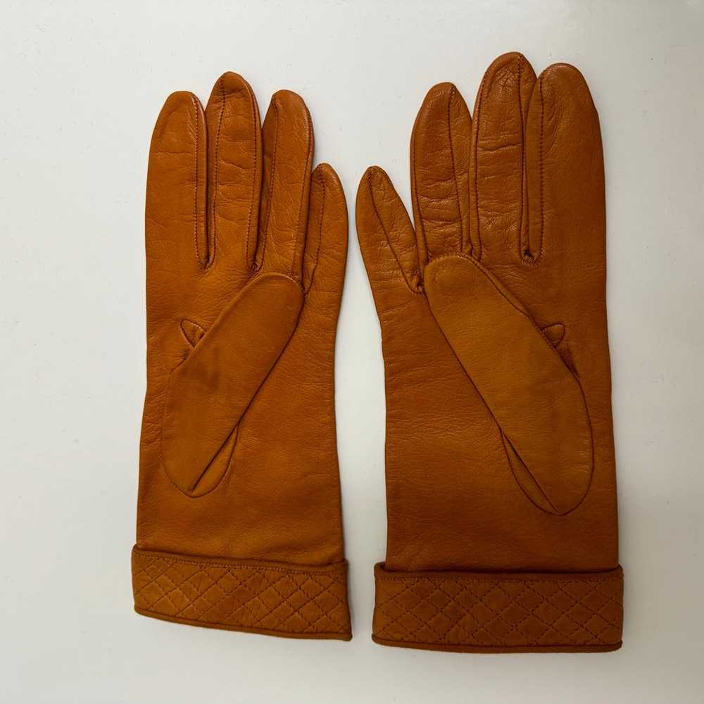 Exquisite Vintage Women's Leather Gloves Soft Car… - image 3