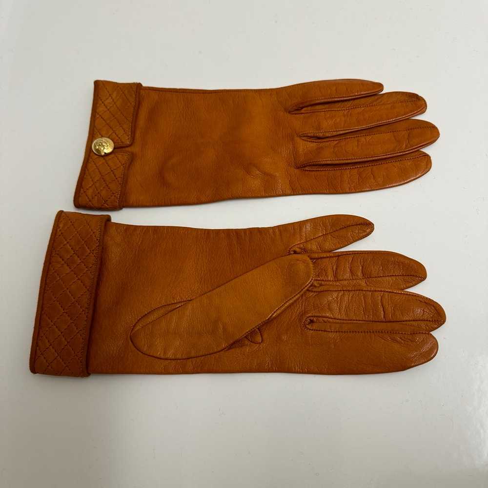 Exquisite Vintage Women's Leather Gloves Soft Car… - image 5