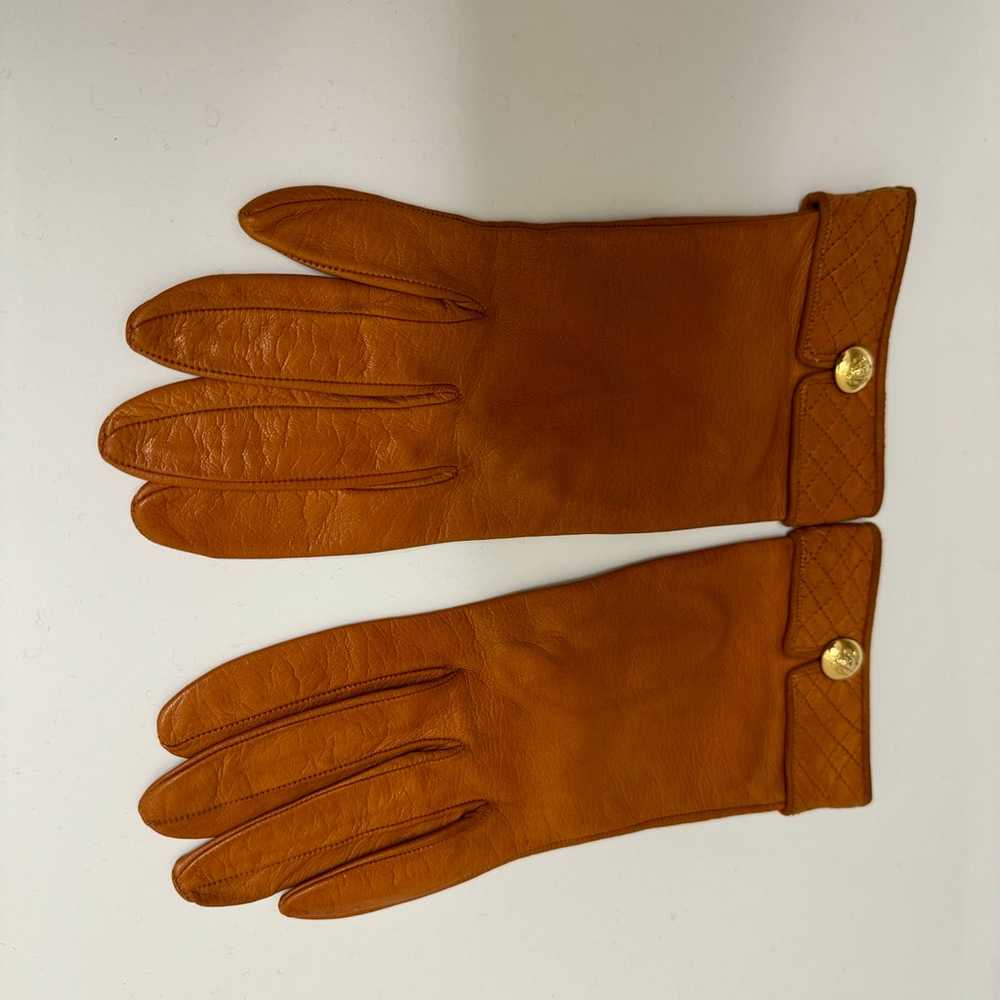 Exquisite Vintage Women's Leather Gloves Soft Car… - image 6