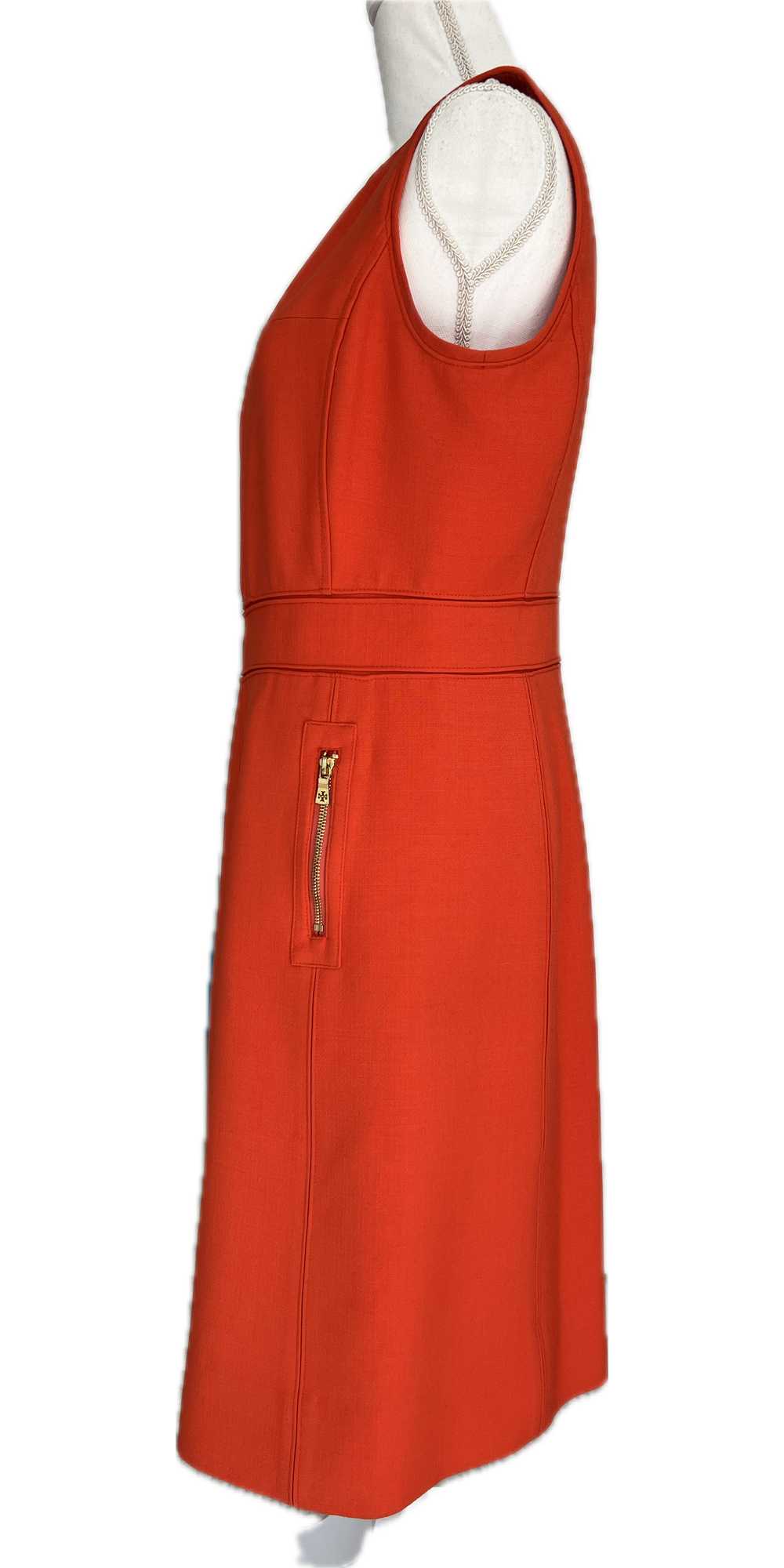 Tory Burch Orange Sleeveless Dress, 8 - image 2