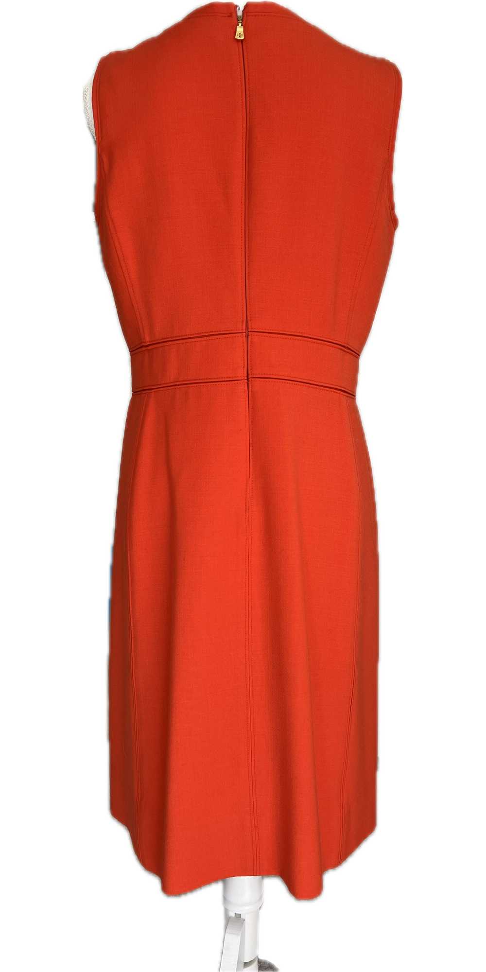 Tory Burch Orange Sleeveless Dress, 8 - image 4