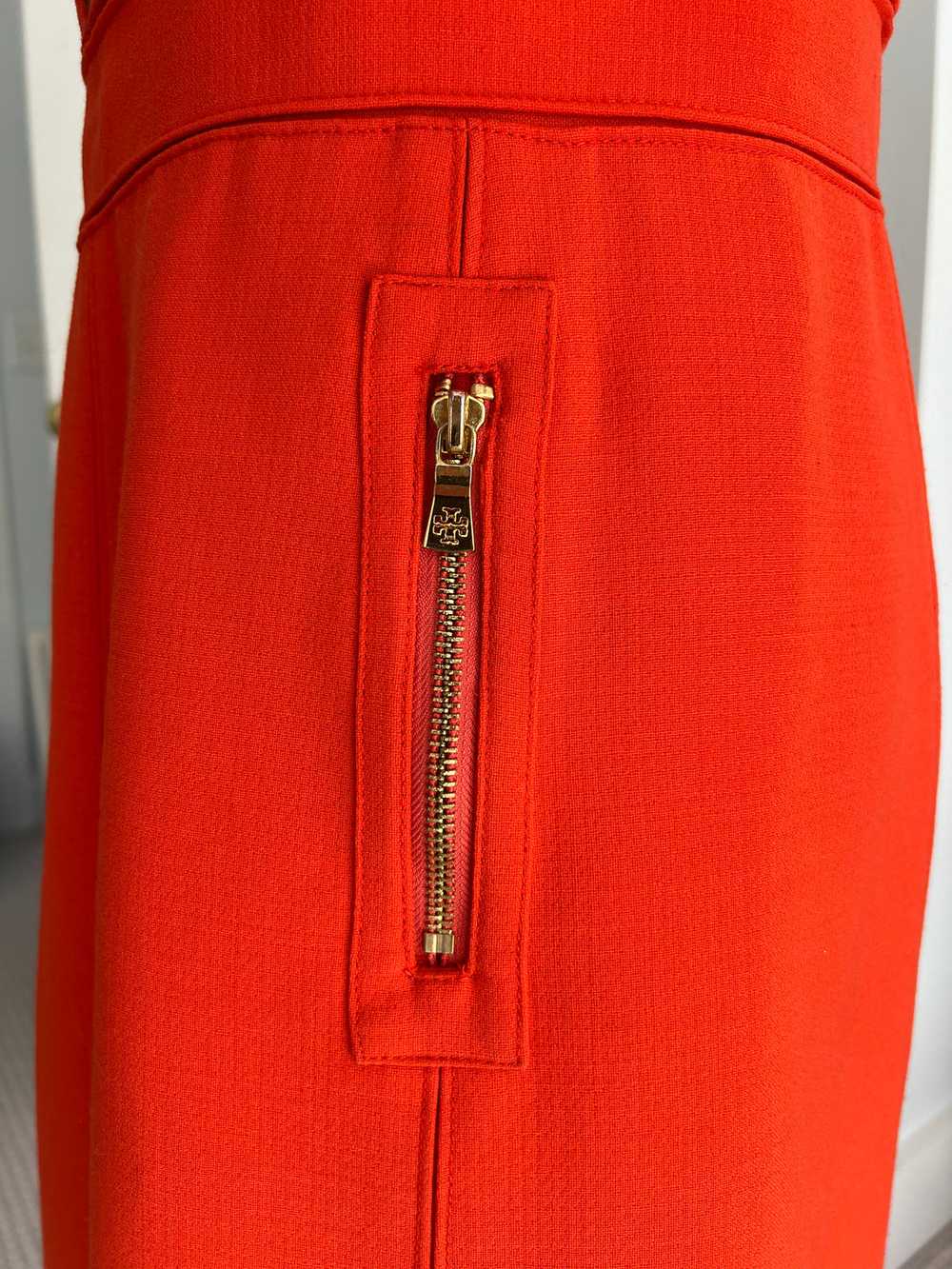 Tory Burch Orange Sleeveless Dress, 8 - image 6