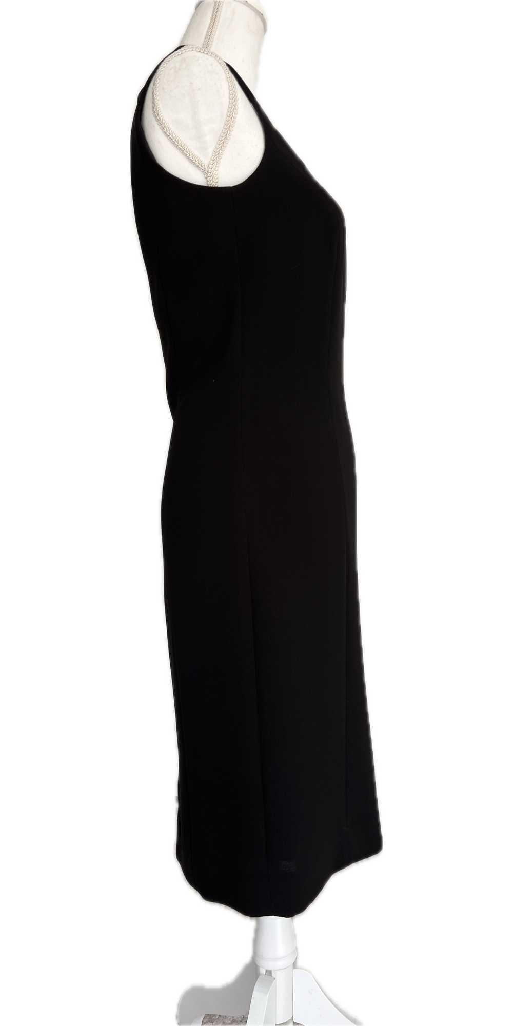 Tahari Black Sleeveless Shift Dress, 2 - image 2