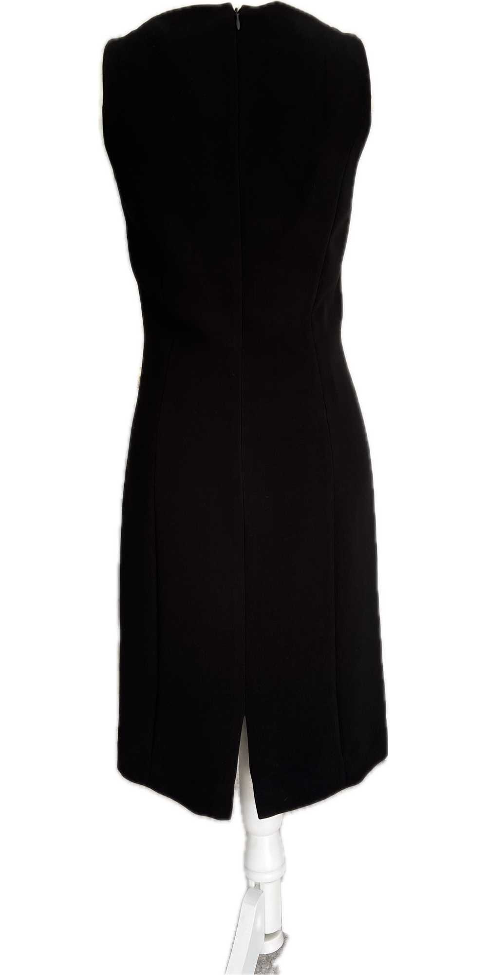 Tahari Black Sleeveless Shift Dress, 2 - image 4