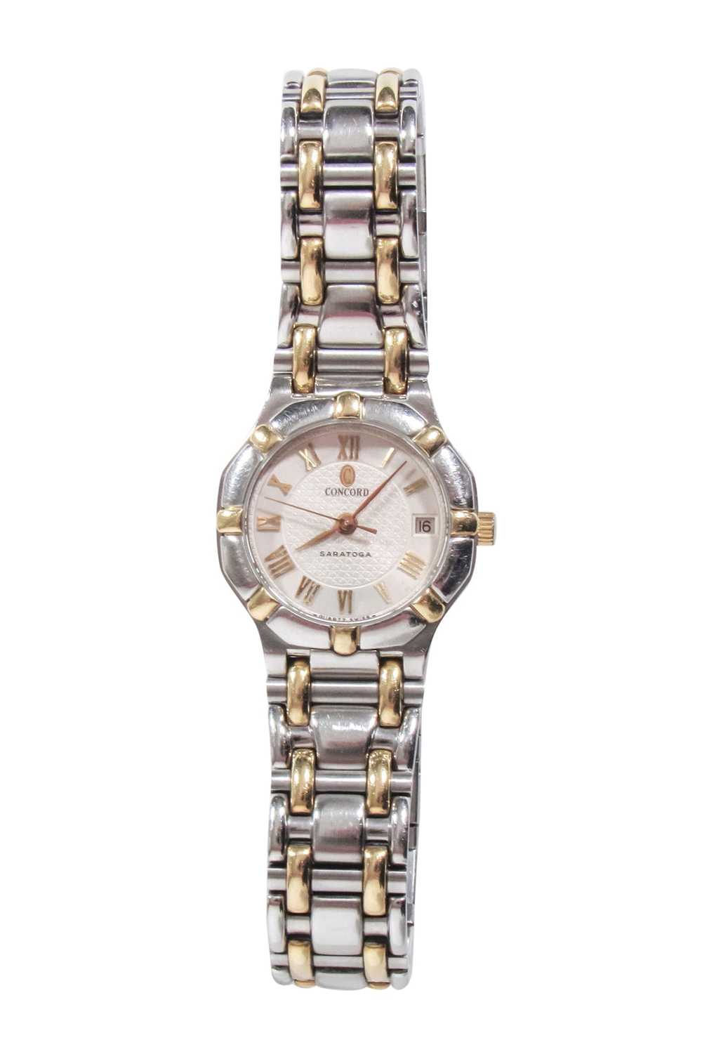 Concord Saratoga - Silver & Gold Two Tone Swiss W… - image 5