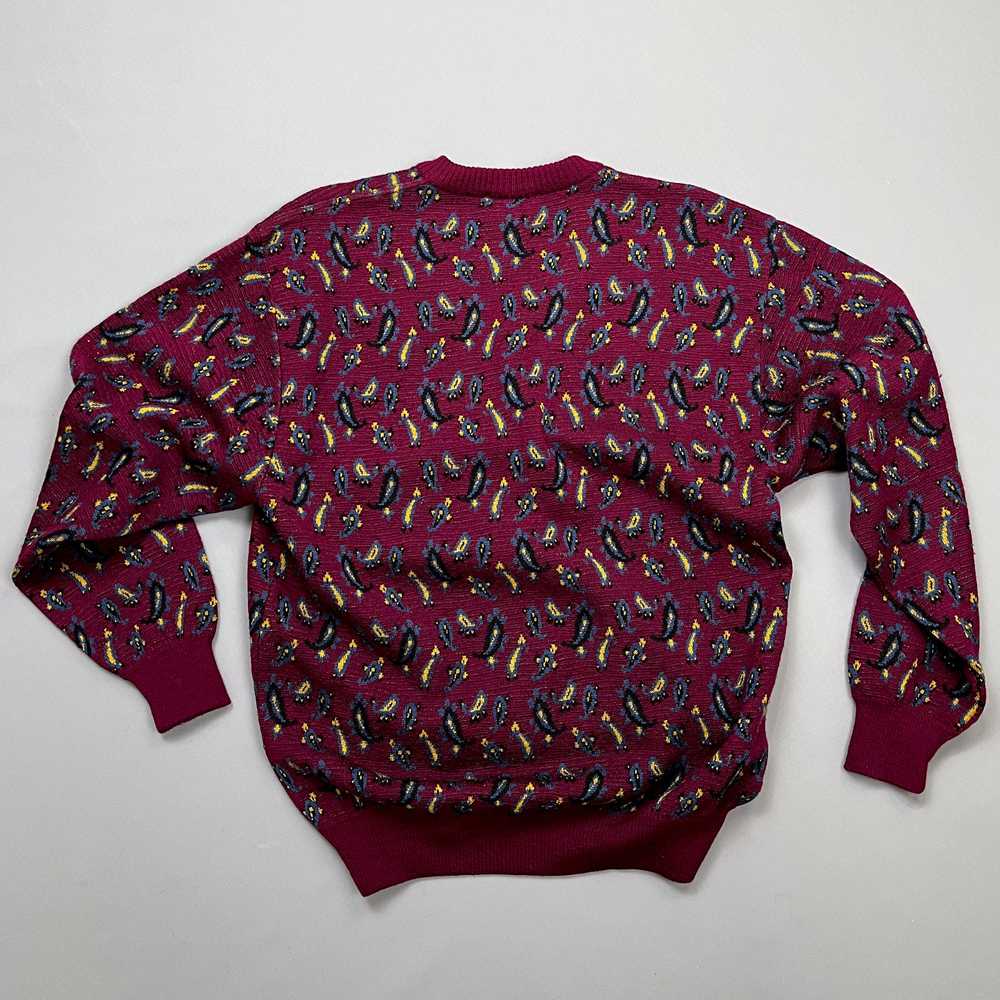 *AS-IS* 1970S GUCCI PAISLEY PATTERN CARDIGAN PULL… - image 5