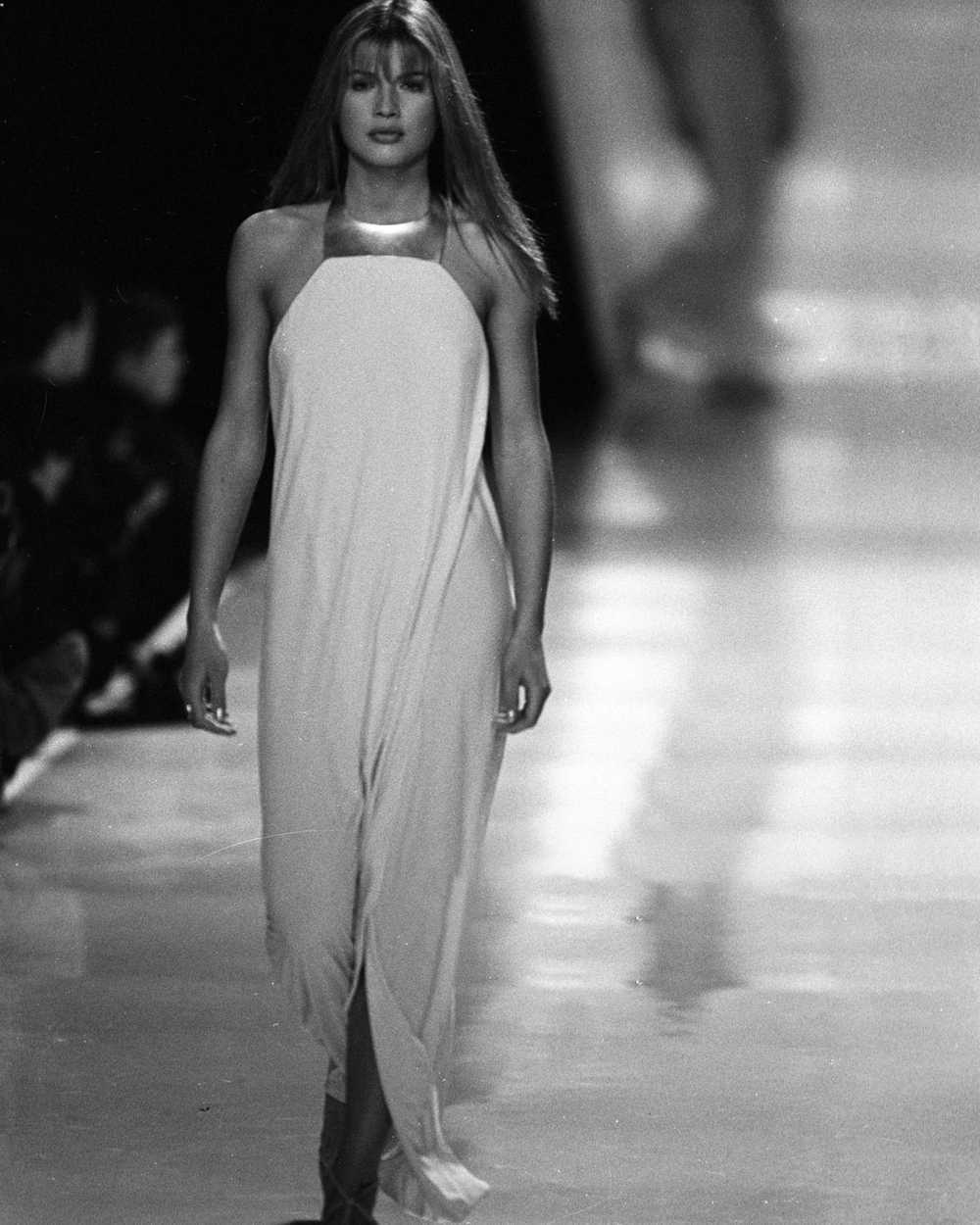 Donna Karan 1994 Gown with Robert Lee Morris Silv… - image 7