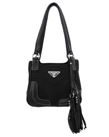 Prada Black Leather and Nylon Mini Bag
