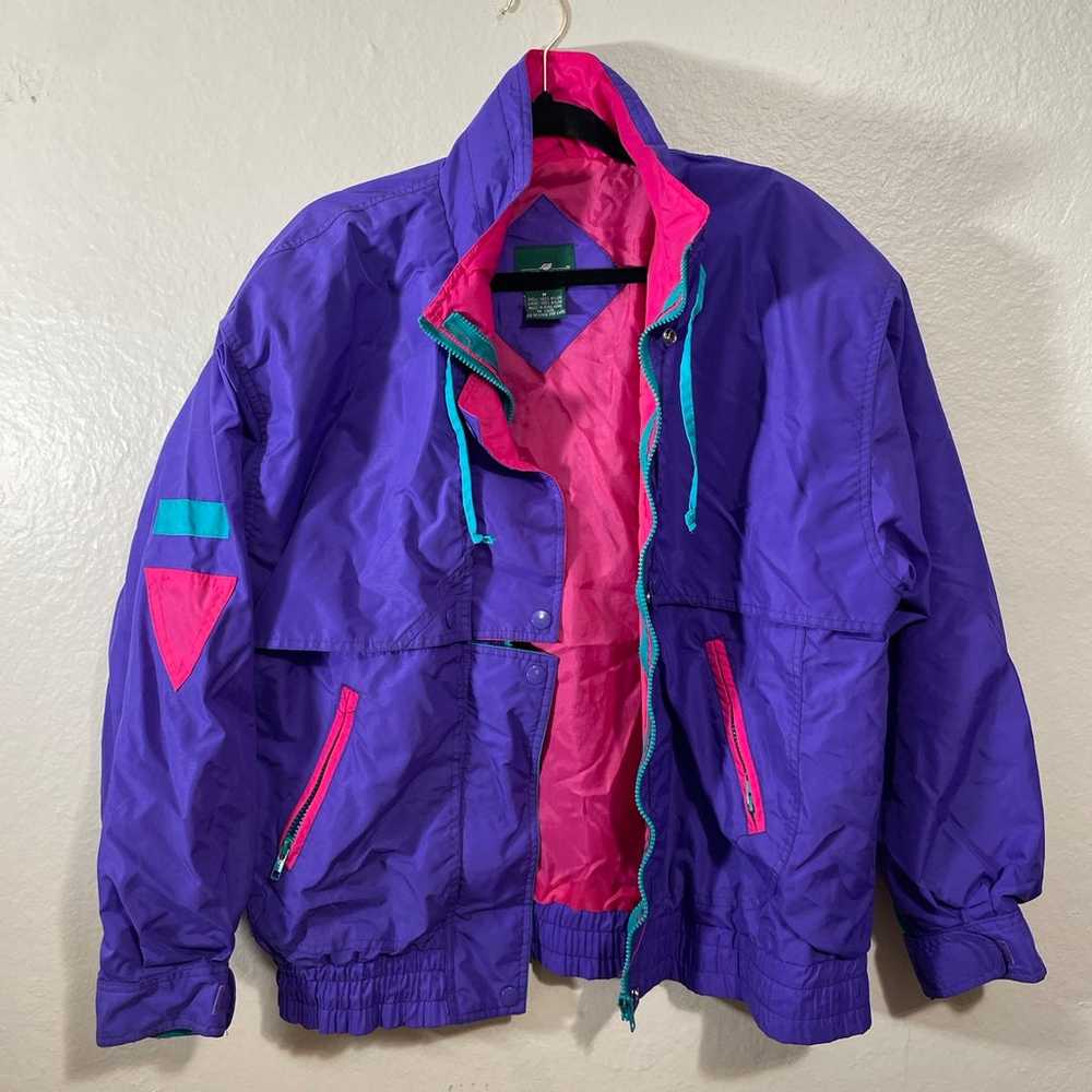Vintage 90's Cabin Creek purple Pink Vaporwave Ja… - image 1