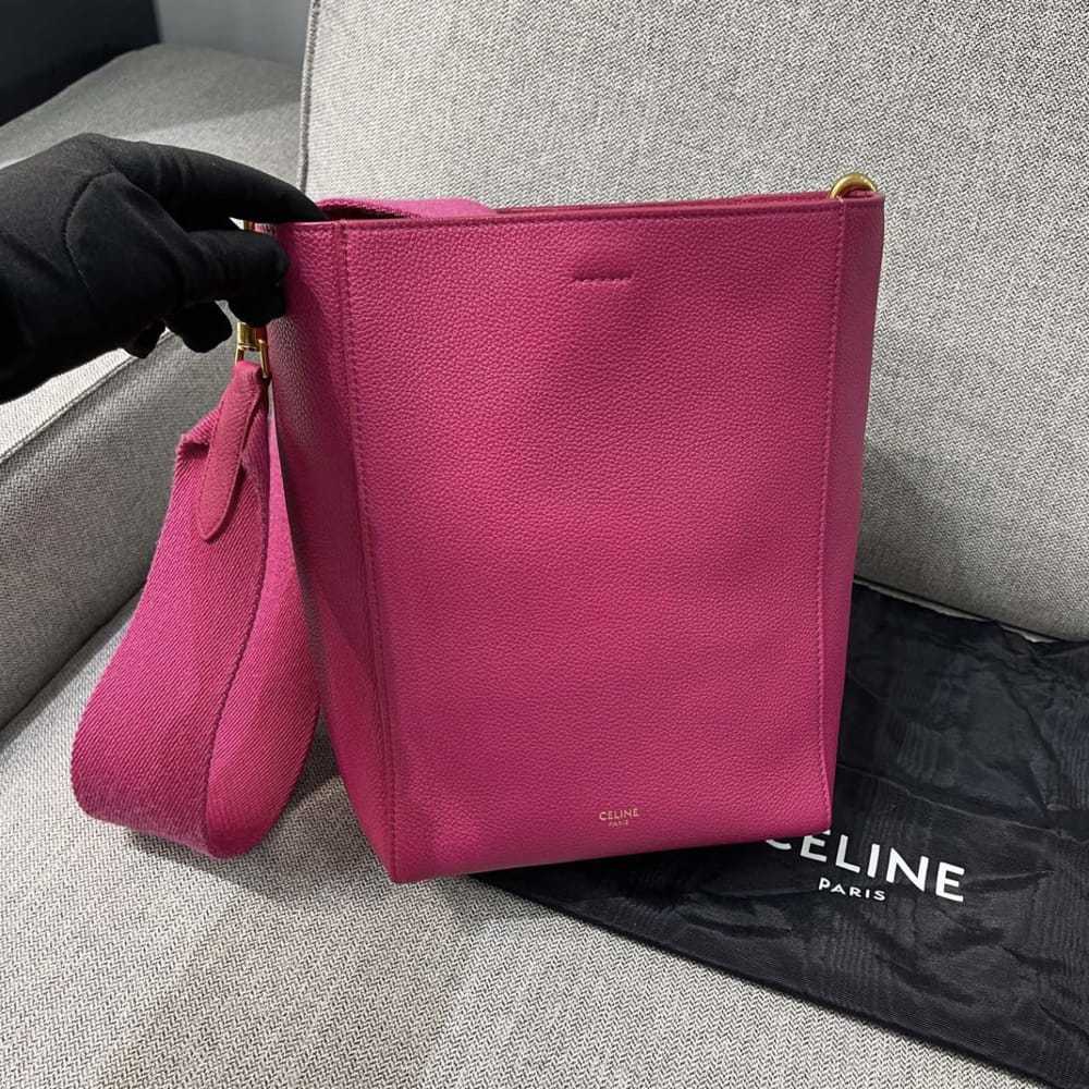 Celine Seau Sangle leather tote - image 8