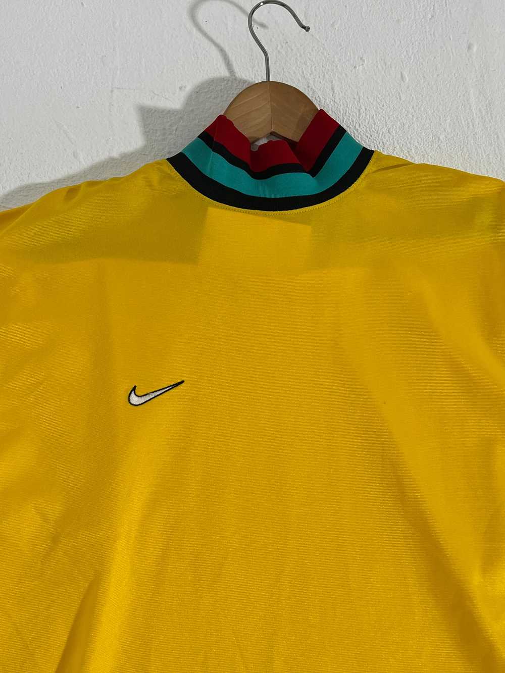 Vintage 1990's Nike Yellow Long Sleeve Sz. M - image 3