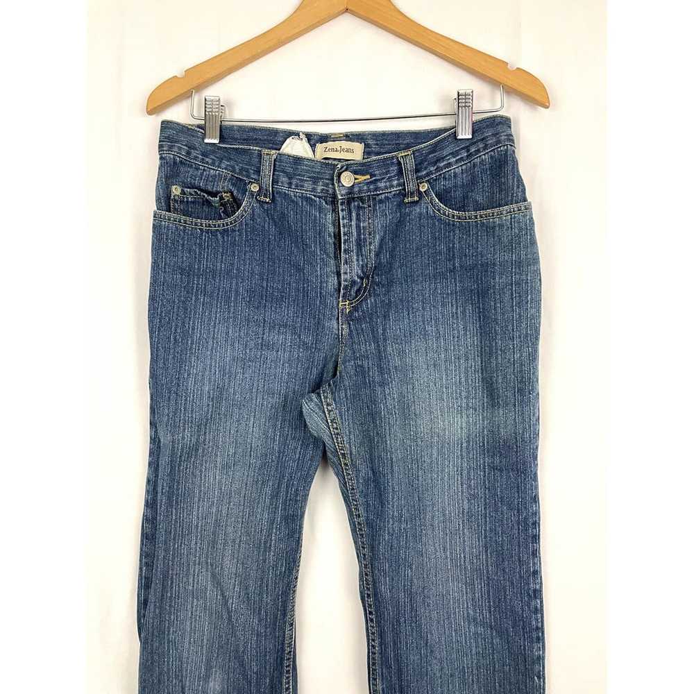 VTG Zena Denim Blue Jeans Sz 6 Straight Pants Wom… - image 4