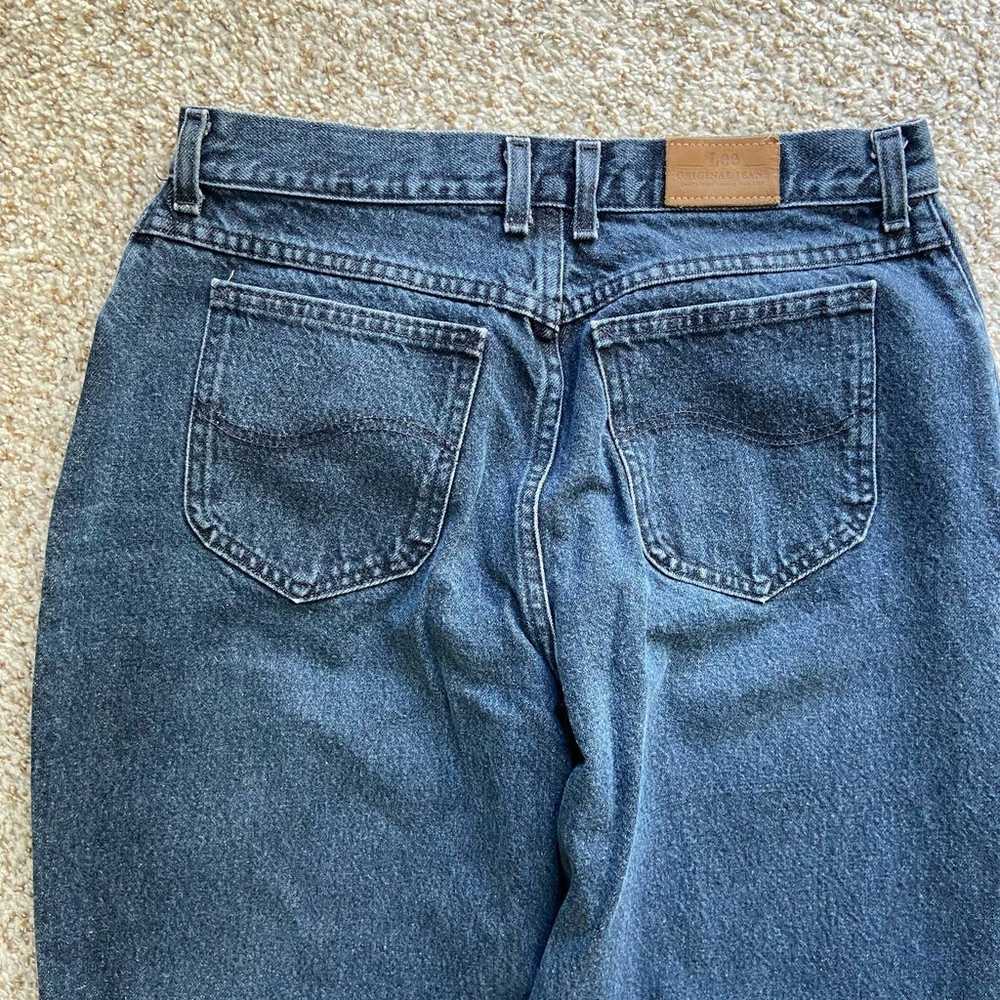 Vintage Lee Dark Wash Jeans 14 - image 5