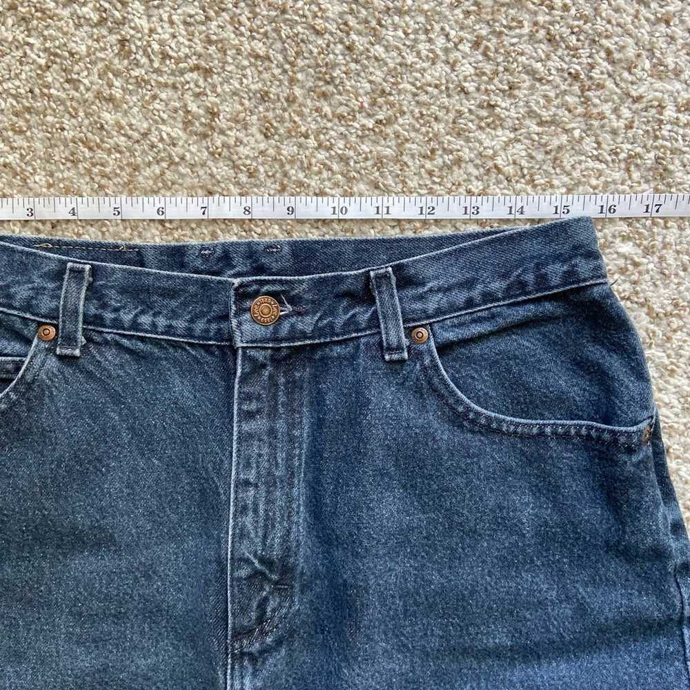 Vintage Lee Dark Wash Jeans 14 - image 6