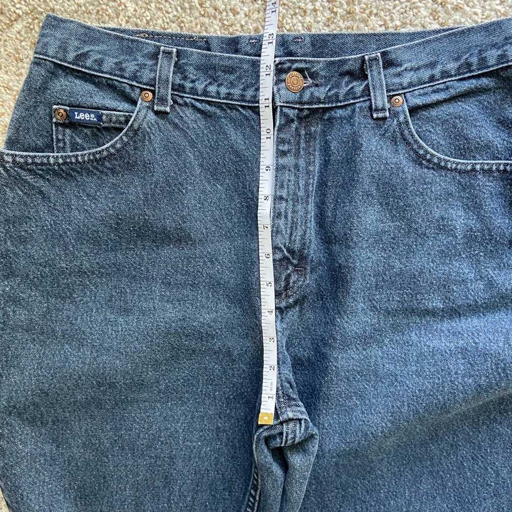 Vintage Lee Dark Wash Jeans 14 - image 7