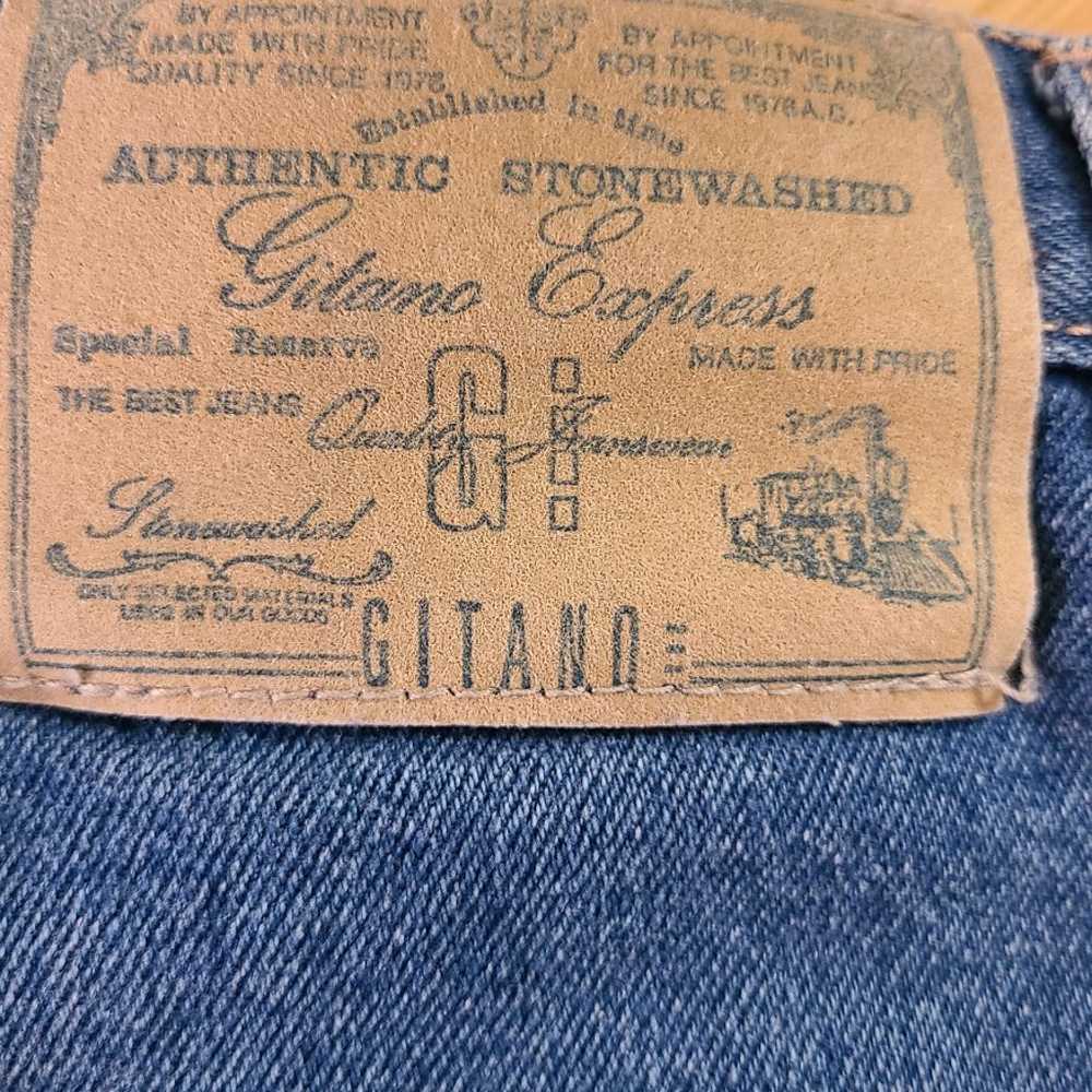 Vintage Highwaisted Gitano Express Jeans  7/8 - image 3