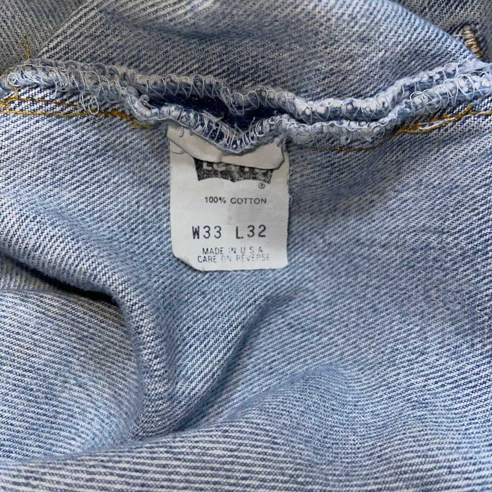 Vintage 90’s 501 Jeans. Size 33 x 32 - image 8