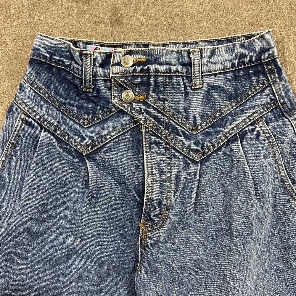 Vintage 80s nuovo western high waisted jeans - image 2