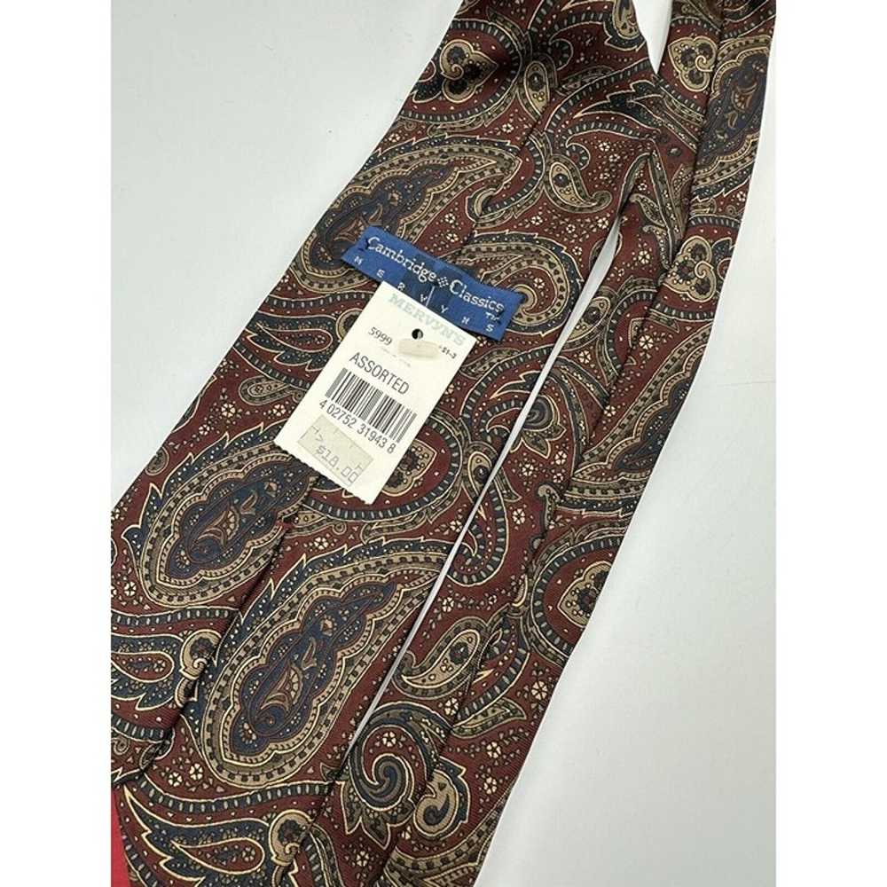 VTG Designer Ties Silk Mens Neck Tie Formal Cambr… - image 4