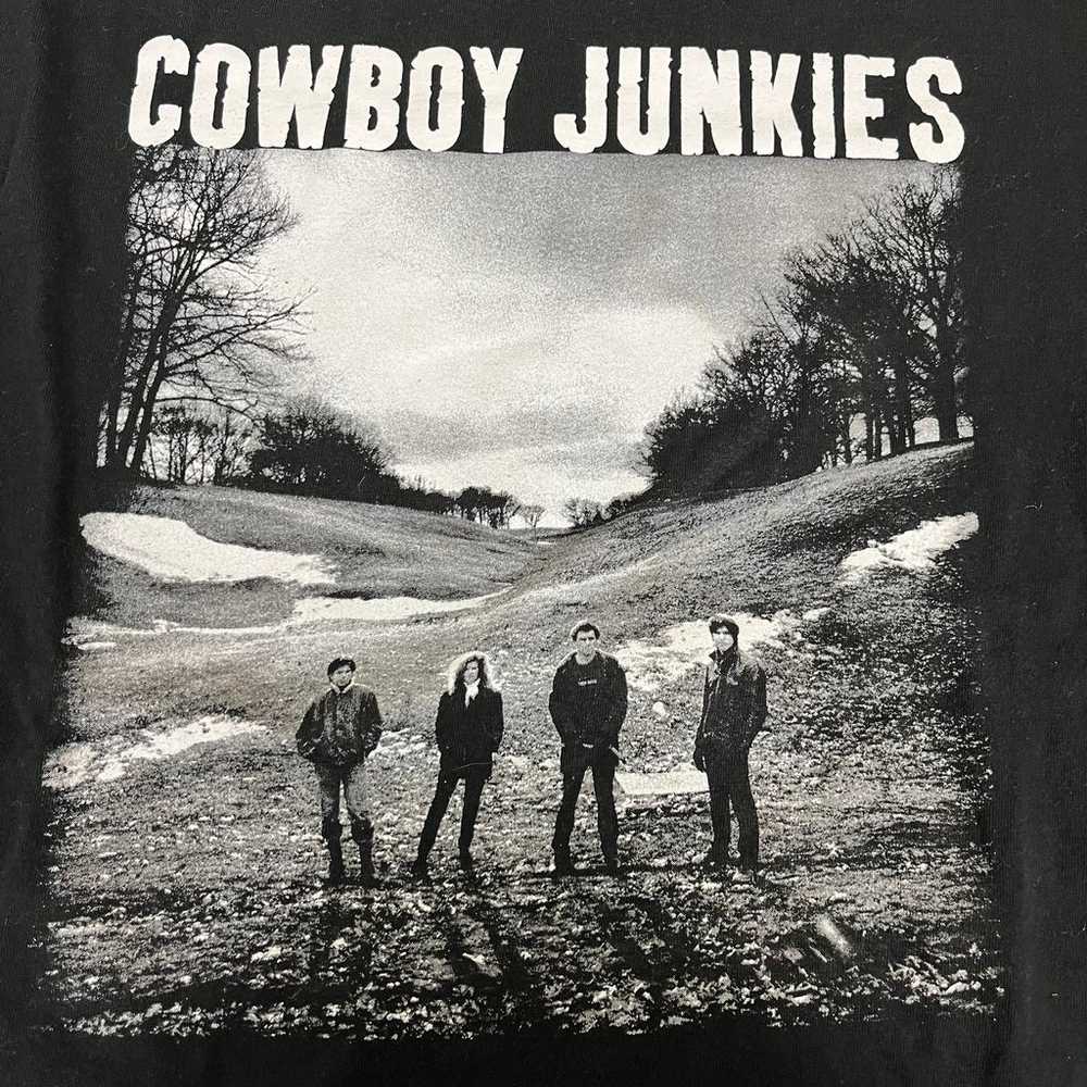 M&O Knits Vintage Band tee Cowboy Junkies Shirt - image 2